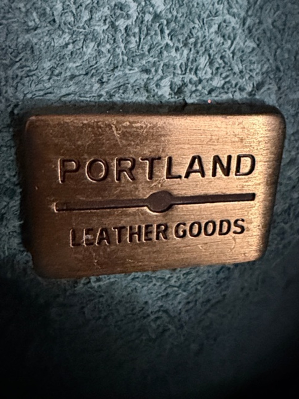 Portland Leather Goods “Soul Blue” Slouchy Bag - Picture 3 of 3